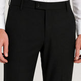 Men's Slim Fit Black Pants - MTV - 2