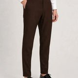 Men's Slim Fit Brown Pants - MTV - 2