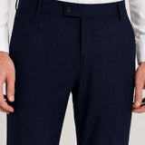 Men's Slim Fit Navy Blue Pants - MTV - 2