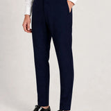 Men's Slim Fit Navy Blue Pants - MTV - 2