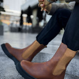 Men's Tan Black Boots - 223