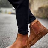 Men's Tan Boots - 069