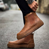 Men's Tan Boots - 069