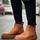 Men's Tan Boots - 069