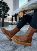 Men's Tan Boots - 223