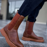 Men's Tan Boots - 223