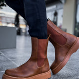 Men's Tan Boots - 223