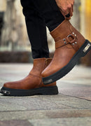 Men's Tan Boots - 227