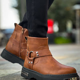 Men's Tan Boots - 227