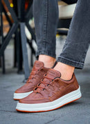 Men's Tan Sneakers - 040