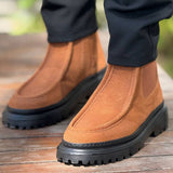 Men's Tan Suede Boots - 2433