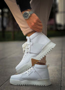 Men's White Boots - 057