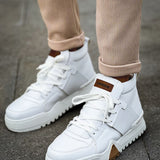 Men's White Boots - 057