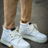 Men's White Boots - 057
