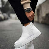 Men's White Boots - 069