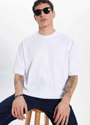 Men's Oversize White T-Shirt - Max