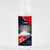 White shoe whitener OPR1 pump bottle with flip-top cap