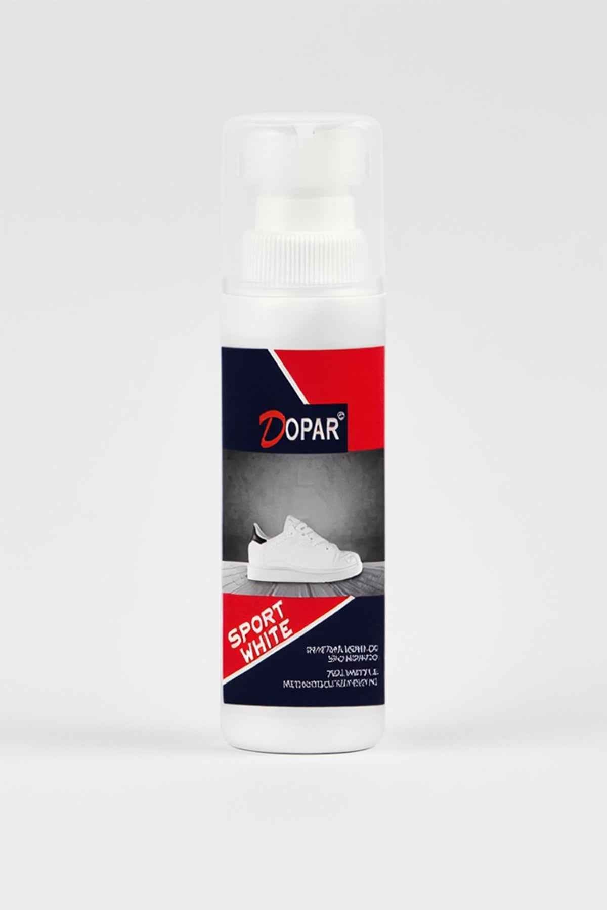 White shoe whitener OPR1 pump bottle with flip-top cap