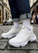 Men's White Sneakers - 402