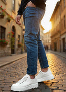 Men's White Sneakers - 505