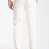 Men's Kaphone sweatpants in white with elastic waistband and relaxed straight fit