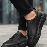Men's Casual Black Sneakers - 0581