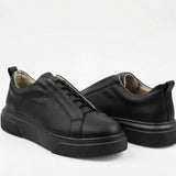 Men's Casual Black Sneakers - 0581